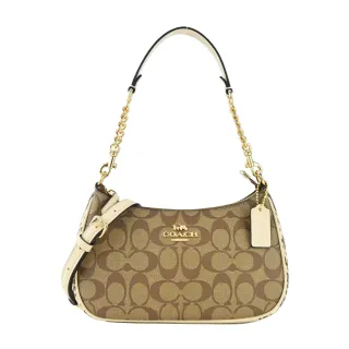 Coach 緹花 皮革 肩背包 手提包 粉紅色 名牌精品包(大) 皮包 二手真品 賣場有LV Chanel 歷史價格詳細信息