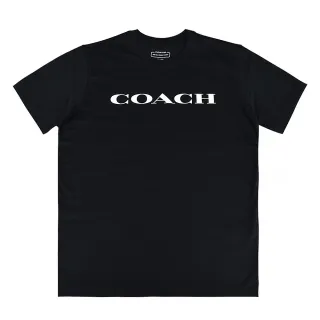 【COACH】ESSENTIAL經典標誌LOGO男款短T(黑) 歷史價格詳細信息