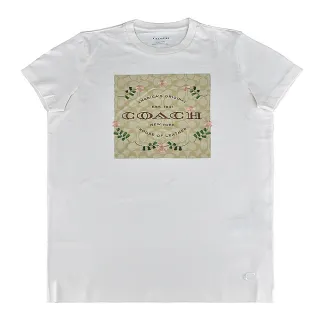 COACH 刺繡馬車格紋流蘇圍巾-米/杏 歷史價格詳細信息