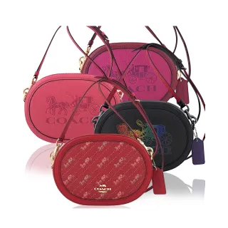 【COACH】COACH 橢圓立體金屬馬車LOGO雙拼皮革釦式三折中夾 黑拼深卡其 歷史價格詳細信息