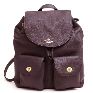 COACH 前轉釦蘋果印花鞣製皮革翻蓋斜背包(粉筆白) 歷史價格詳細信息