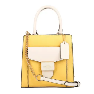 【COACH】撞色滿版C印花拼接皮帶飾信用卡零錢中夾(駝/深咖) 歷史價格詳細信息