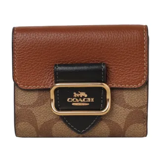 COACH 金屬針扣式咖黑色防刮滿版Logo皮帶(25mm) 歷史價格詳細信息