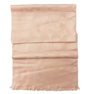 COACH 新款大C LOGO喀什米爾混羊毛圍巾(米黃) 歷史價格詳細信息