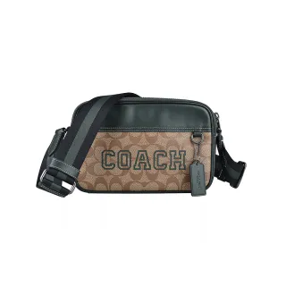 【COACH】字母LOGO素面牛皮斜背小相機包(黑) 歷史價格詳細信息