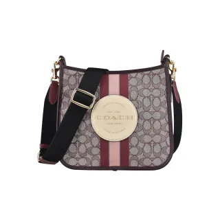 COACH DEMPSEY 愛心&星印PVC拼接皮革水桶包(迷你/卡其) 歷史價格詳細信息