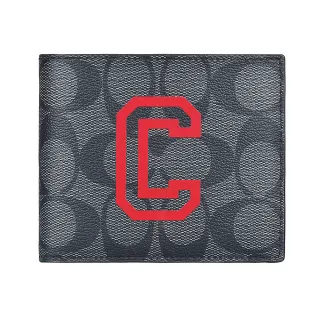 COACH 學院徽章印花L拉鍊手拿包(咖啡x粉筆白) 歷史價格詳細信息