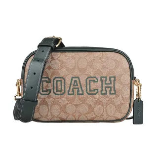 【COACH】COACH Jamie立體LOGO拉鍊緹花帆布肩背斜背相機包(迷你/丹寧藍) 歷史價格詳細信息