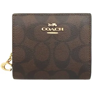 【COACH】深咖啡滿版c logo大側肩包(1665 IMAA8) 歷史價格詳細信息