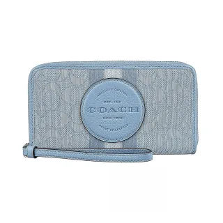 COACH DEMPSEY 圓標LOGO緹花C拼接皮革水桶包(迷你/綠) 歷史價格詳細信息