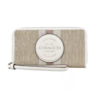 COACH DEMPSEY 圓標LOGO緹花C拼接皮革水桶包(迷你/綠) 歷史價格詳細信息