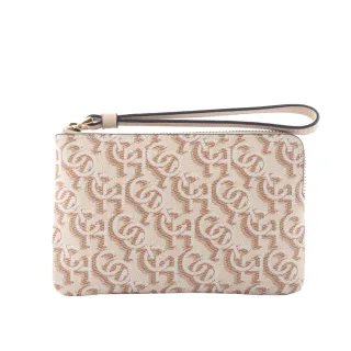 COACH MONOGRAM PVC字母半月斜背包(米白) 歷史價格詳細信息