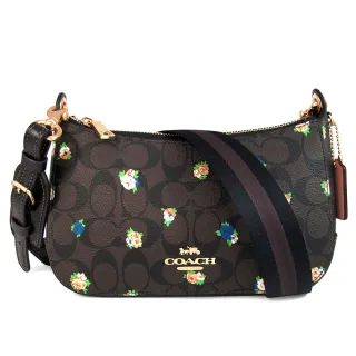 【COACH】滿版星星C印花手提式手機袋手拿包零錢長夾(駝/深咖) 歷史價格詳細信息