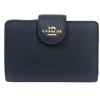 COACH 立體馬車防刮皮革釦式中夾-淺棕 歷史價格詳細信息