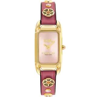 【COACH】Cadie系列 銀框 白面 方型腕錶 不鏽鋼錶帶 女錶(14504035) 歷史價格詳細信息