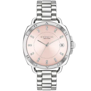 【COACH】官方授權經銷商 Greyson 經典C字LOGO皮帶女錶-36mm/黑(14504112) 歷史價格詳細信息