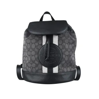 COACH DEMPSEY 愛心&星印PVC拼接皮革水桶包(迷你/卡其) 歷史價格詳細信息