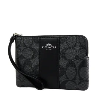 COACH 灰黑色防水帆布壓印標誌中斜背包 歷史價格詳細信息