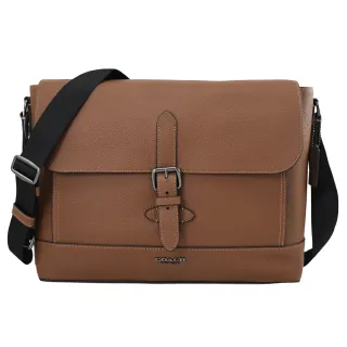 COACH 咖啡色荔枝紋皮革黃色字印全皮電腦/iPad收納包 歷史價格詳細信息