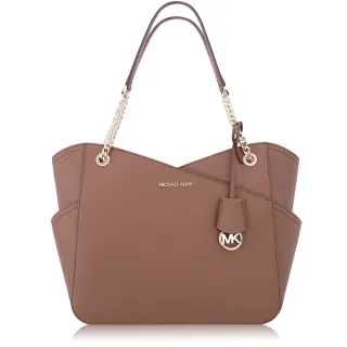 【Michael Kors】十字紋皮革 / Jet Set 大款 / 肩背 托特包(黑色) 歷史價格詳細信息