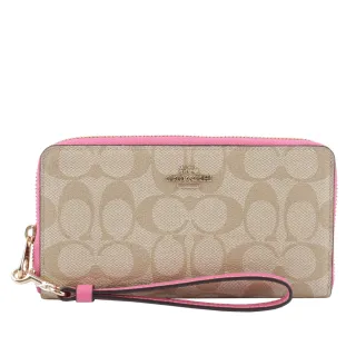 COACH 塗層帆布附可拆提把ㄇ形拉鍊長夾(單寧藍/午夜藍) C4452 SVN2V 歷史價格詳細信息