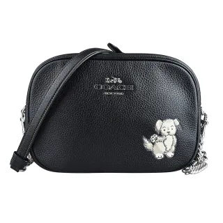 COACH 銀字Logo 防刮皮革對開二折釦式短夾(黑色) CR983 SVBK 歷史價格詳細信息