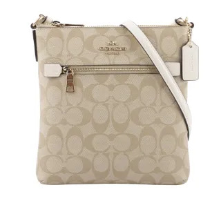 【COACH】Rowan金屬浮雕LOGO手提斜背兩用包(MINI/奶蓋綠) 歷史價格詳細信息