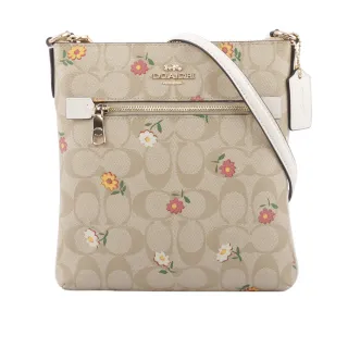 【COACH】Rowan金屬浮雕LOGO手提斜背兩用包(MINI/奶蓋綠) 歷史價格詳細信息