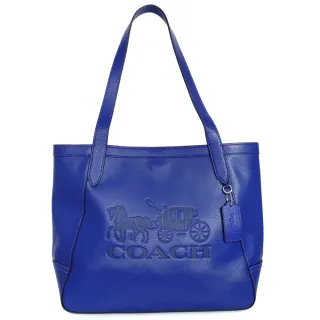 COACH電光藍荔枝紋全皮釦式雙摺C字拉鍊袋短夾 歷史價格詳細信息