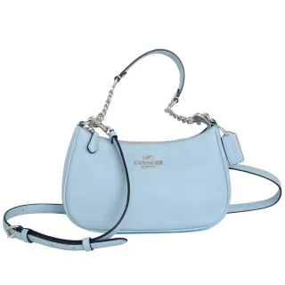 【COACH】荔枝紋全皮拉鍊直式斜背手機包(黑) 歷史價格詳細信息