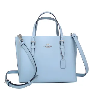 COACH MOLLIE 25素面防刮皮革手提/斜背兩用包(糖粉) 歷史價格詳細信息