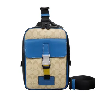 【COACH】COACH 黑字LOGO胸前口袋設計拉鍊純棉短袖T恤(白x黑) 歷史價格詳細信息