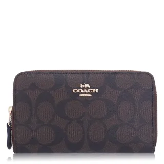 【COACH】經典 PVC / 零錢收納 / 女用 中夾(卡其駝) 歷史價格詳細信息