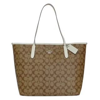 COACH PVC LOGO 拚色文件袋斜背包(咖啡/黑) 歷史價格詳細信息