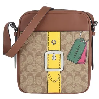 Coach 真皮+帆布織紋 氣質 晚宴包 肩背包 側背包 手提包 粉紅色  國際精品 賣場有LV Prada Gucci 歷史價格詳細信息