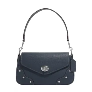 COACH MILLIE 轉釦牛皮拼接PVC肩/斜背兩用包(卡其木紅) 歷史價格詳細信息