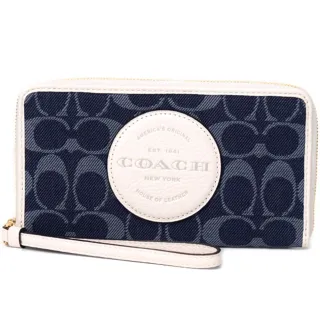 【COACH】滿版星星C印花手提式手機袋手拿包零錢長夾(駝/深咖) 歷史價格詳細信息