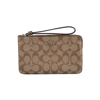 COACH 金字浮雕Logo 漆皮附可拆提把ㄇ形拉鍊長夾(白色) CT921 IMCHK 歷史價格詳細信息