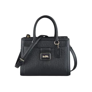 【COACH】金標馬車LOGOㄇ型拉鍊可拆手拿滿版防刮長夾－焦糖咖/黑 歷史價格詳細信息