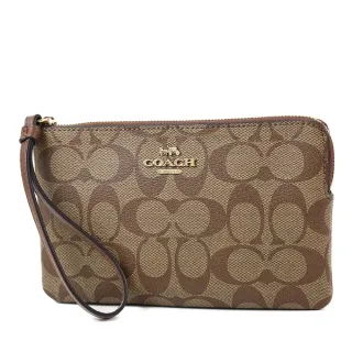 【COACH】立體馬車防刮皮革大手拿包-白色 歷史價格詳細信息