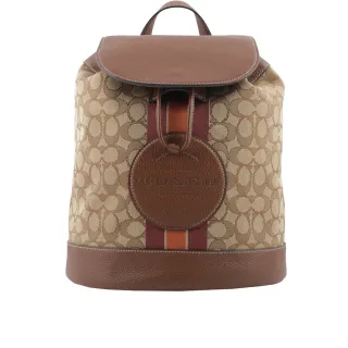 COACH DEMPSEY 愛心&星印PVC拼接皮革水桶包(迷你/卡其) 歷史價格詳細信息