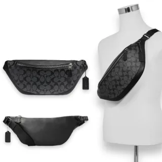 【COACH】經典LOGO牛皮/PVC男款皮帶(多款供選) 歷史價格詳細信息