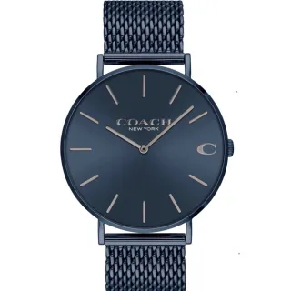 COACH  經典大錶面C字LOGO米蘭帶手錶 - 白鋼黑 CO14602144 歷史價格詳細信息