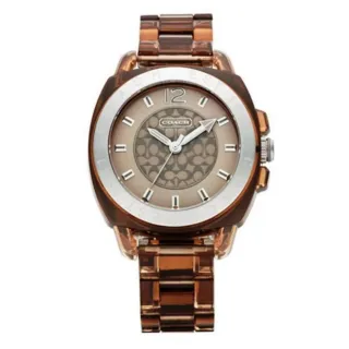 【COACH】官方授權C2 紐約 酒紅色陶瓷晶鑽女錶-34mm-贈高級9入首飾盒(CO14504403) 歷史價格詳細信息