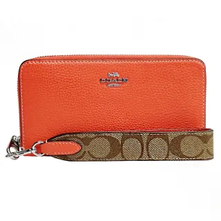 【COACH】素面7卡相片夾荔枝紋皮壓印LOGO男短夾-潮流黑 歷史價格詳細信息