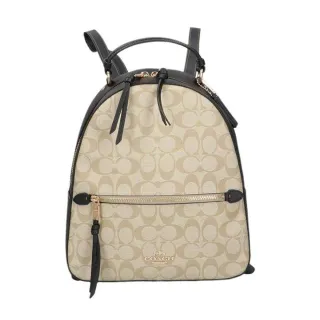 拼接皮革後背包 黑色拼色  AMINAH~【am-0212】 歷史價格詳細信息