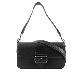 COACH 荔枝皮革方型卡夾拉鍊鍊帶零錢包(黑色) 歷史價格詳細信息