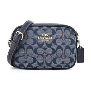 【COACH】單寧馬車LOGO中型手拿包(牛仔藍) 歷史價格詳細信息