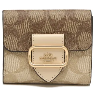 【COACH】滿版星星C印花手提式手機袋手拿包零錢長夾(駝/深咖) 歷史價格詳細信息