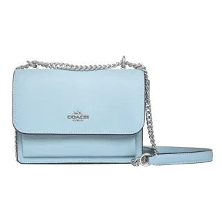 COACH水藍鱷魚紋全皮方框T釦翻蓋三摺多卡長夾 歷史價格詳細信息